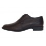 Pantofi barbati maro din piele naturala cu perforatii decorative SIR020GML
